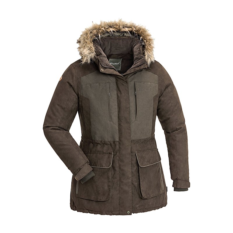 Pinewood Damen-Jagdjacke Abisko 2.0, suede brown, Größe XXL