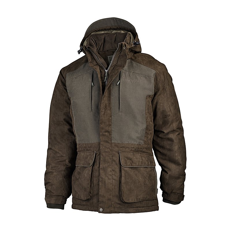 Pinewood Herren-Jagdjacke Abisko 2.0, suede brown, Größe XXL