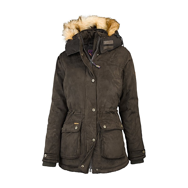 Hubertus Damen-Ansitzjacke Iceland, oliv-braun, Größe 52