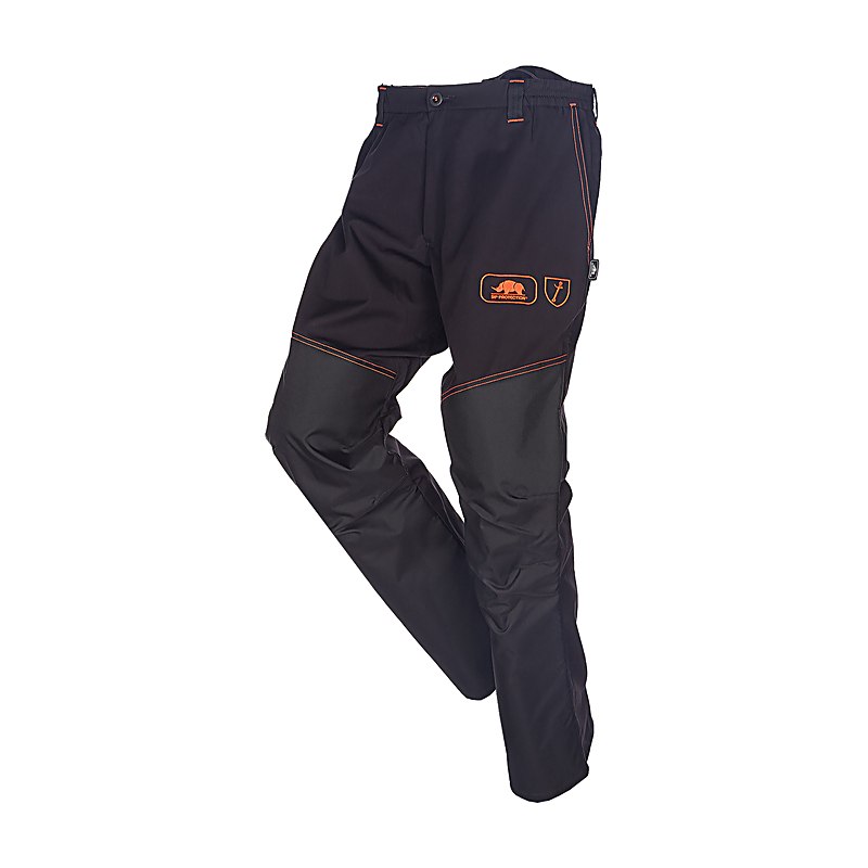 SIP Protection Freischneiderhose Greenkeeper, grey-hi-vis orange, Größe S
