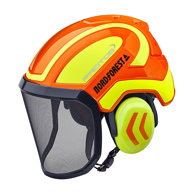 Protos Kopfschutz-Kombination Integral Arborist orange-neongelb, orange-neongelb