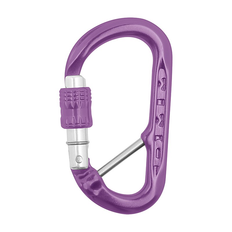 DMM Materialkarabiner XSRE Lock Captive Bar, lila