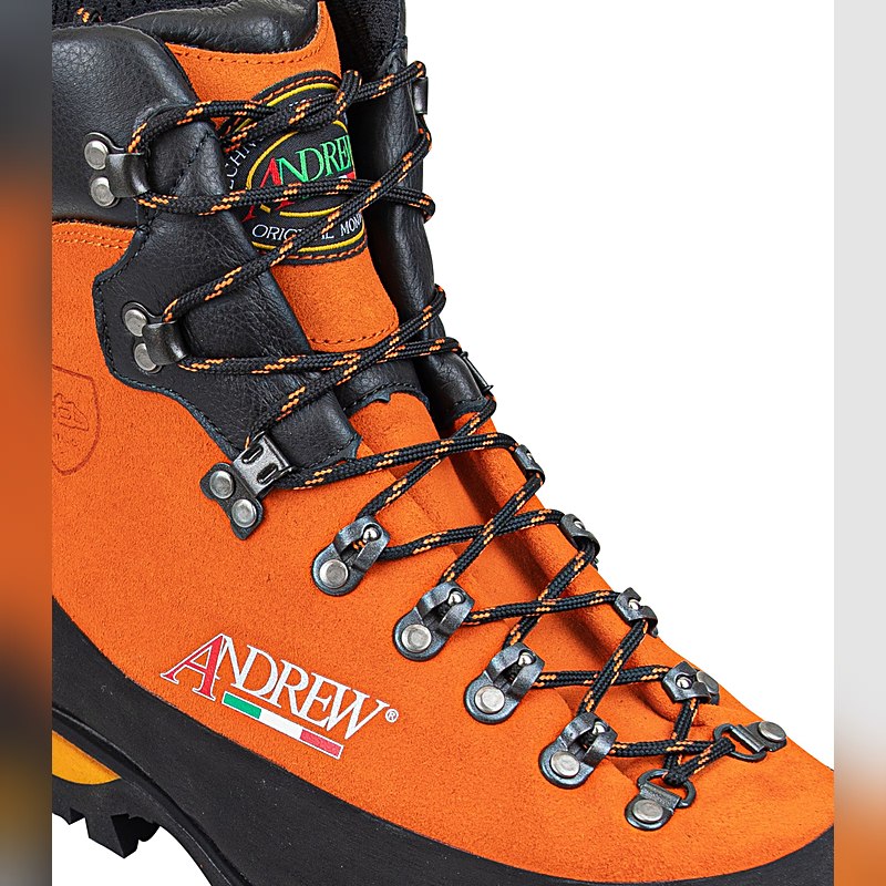 Andrew Schnürsenkel für Rozes Wood P, schwarz-orange