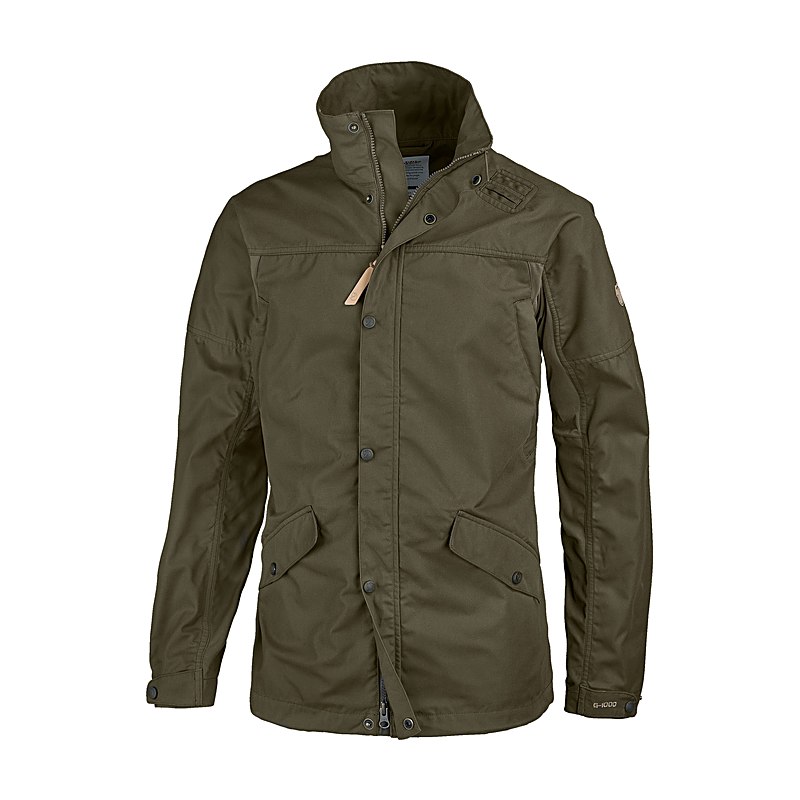 Fjällräven Herren-Jagdjacke Forest Hybrid, dark olive, Größe XXL