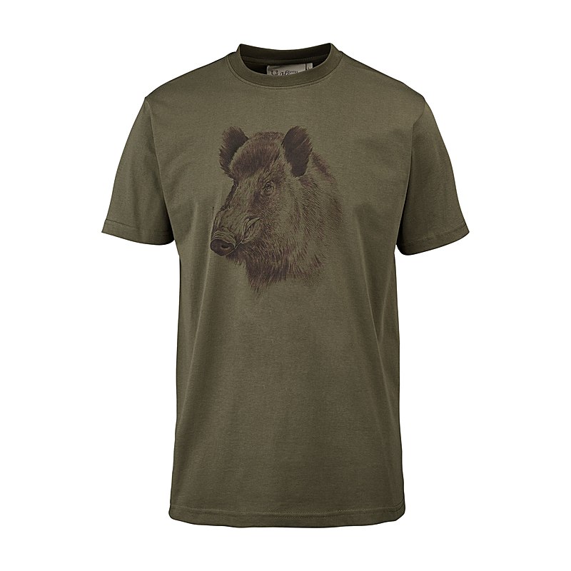 Hubertus Herren-T-Shirt Keiler, schilf, Größe XXL