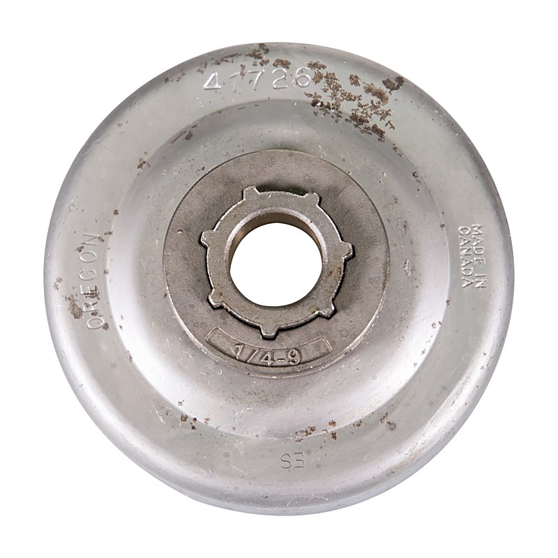 Ringkettenrad 1/4", 9 Zähne, Nabengröße klein
