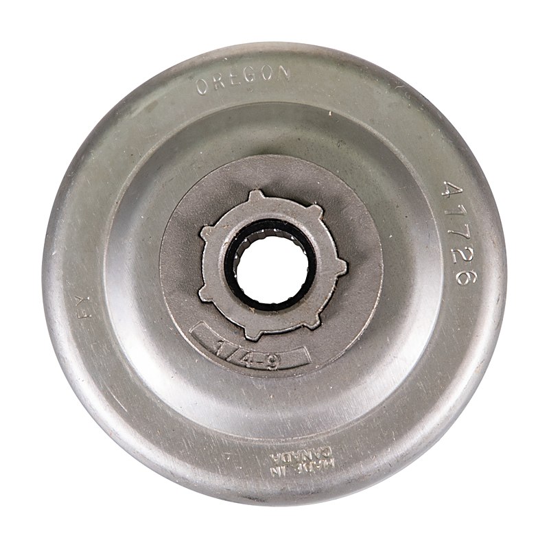 Ringkettenrad komplett mit Nadellager 1/4", 9 Zähne, Nabengröße klein