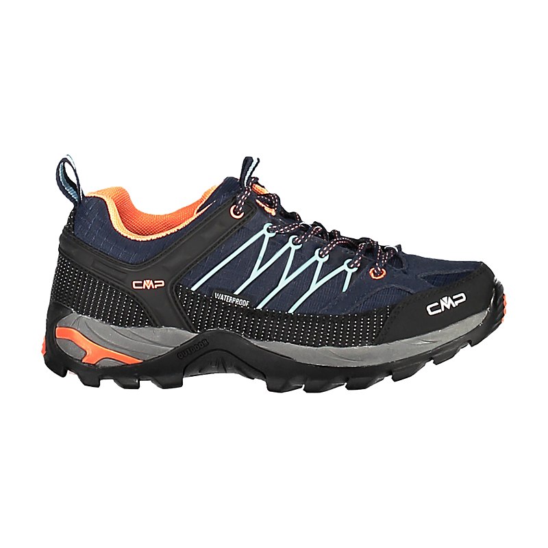 CMP Damen-Wanderschuhe Rigel Low WP, b.blue-giada-peach, Größe 41