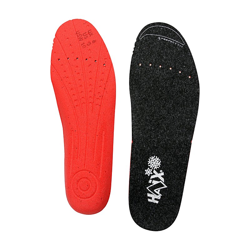 Haix Einlegesohlen PerfectFit Winter, schwarz-rot, Größe 9,5
