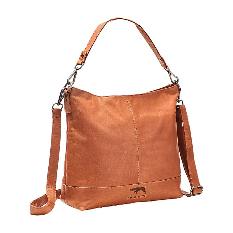 Jagdhund Shopper-Tasche Sophie, cognac