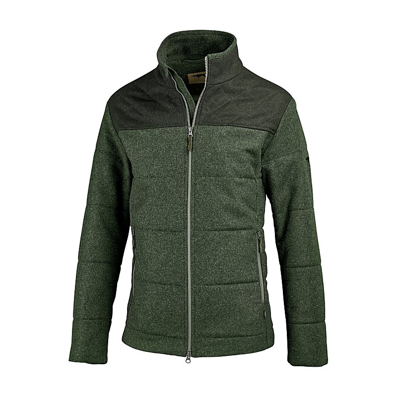 Jagdhund Herren-Loden-Steppjacke Diersbach, grün, Größe 60