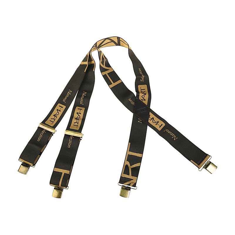 Hart Hosenträger Metal Clips, oliv