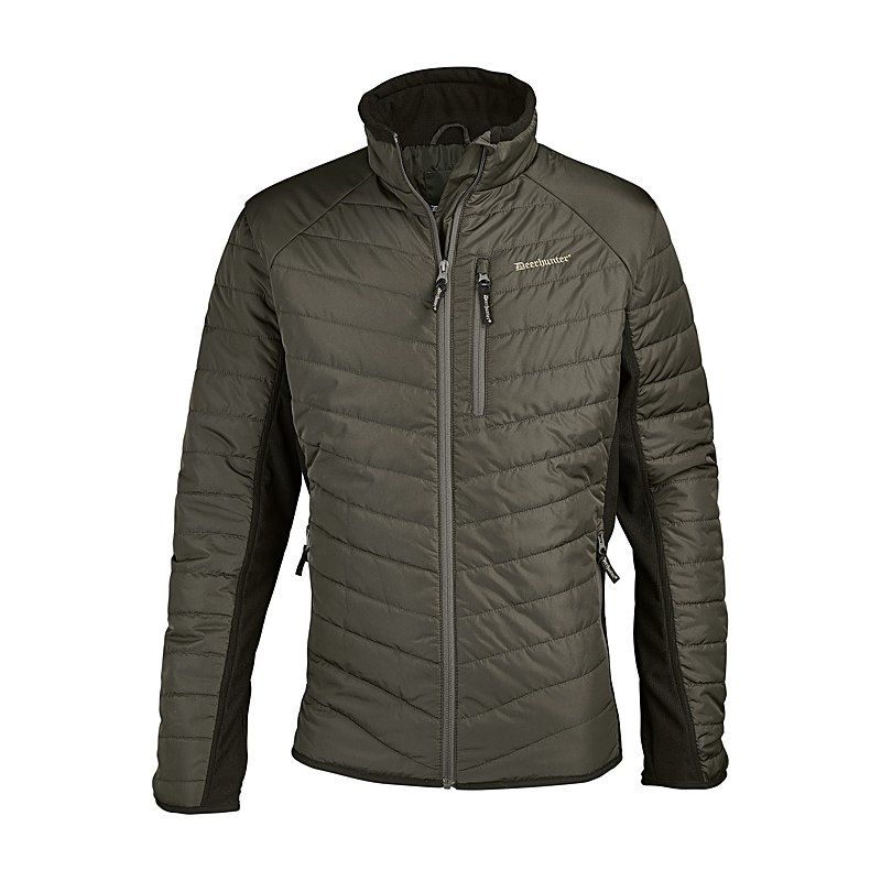 Deerhunter Herren-Steppjacke Moor mit Softshell, adventure green, Größe XXL