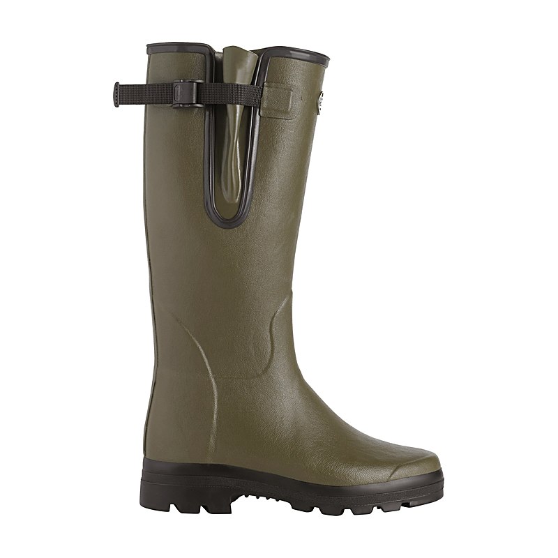 Le Chameau Gummistiefel Vierzon Jersey, vert chameau, Größe 50