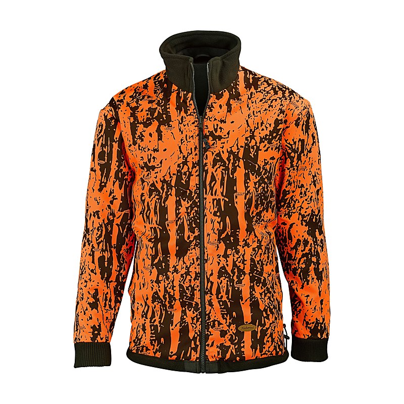 Hubertus Herren-Wende-Fleecejacke Drückjagd, oliv, Größe XXL
