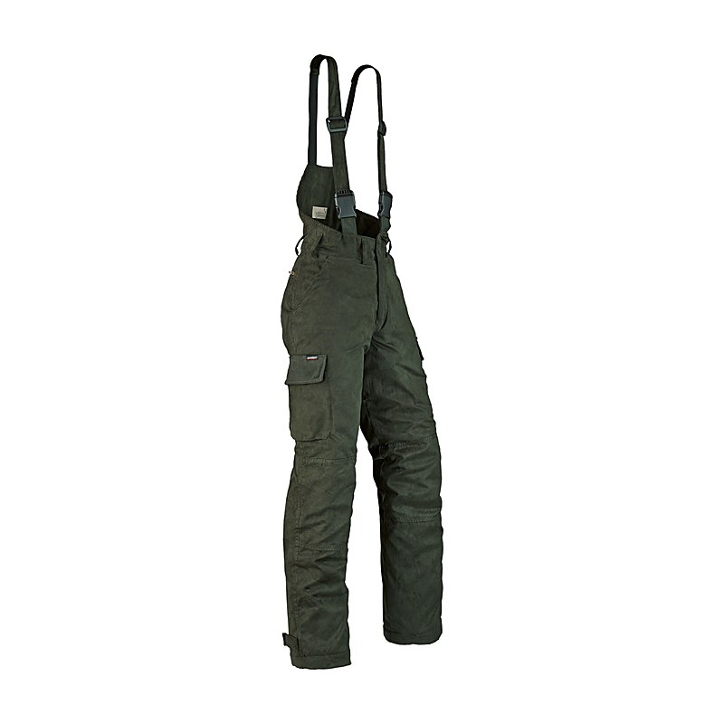 Hubertus Damen-Ansitzhose Microvelours, oliv-braun, Größe 54