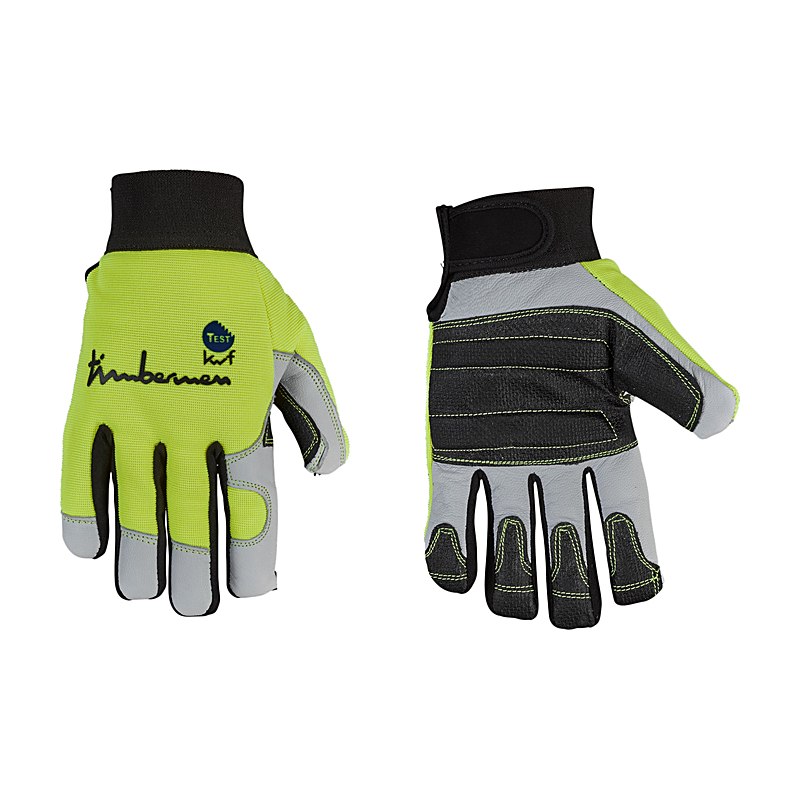 Timbermen Handschuhe Pro MS, schwarz-gelb, Größe 9