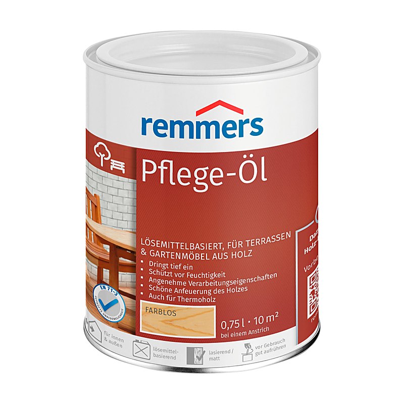 Remmers Pflege-Öl farblos, 0,75 Liter
