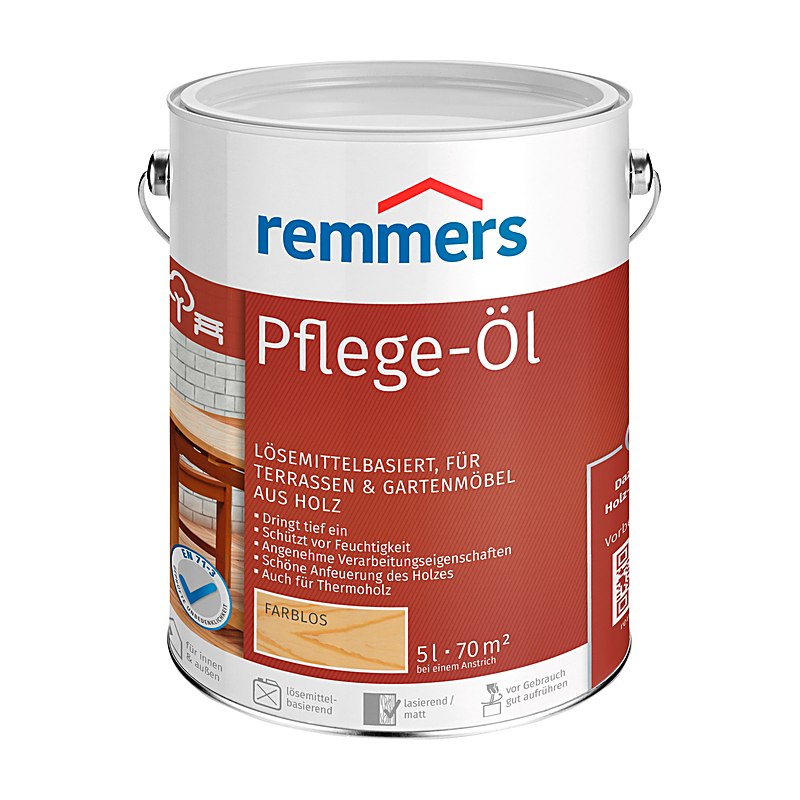 Remmers Pflege-Öl farblos, 5 Liter
