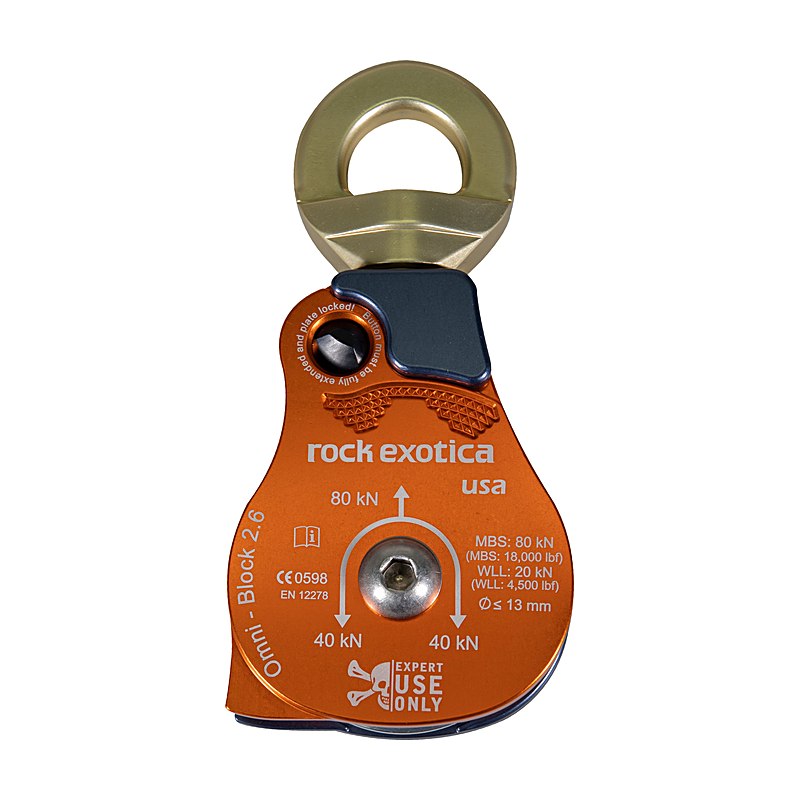 Rock Exotica Seilrolle Omni-Block 2.6” Single