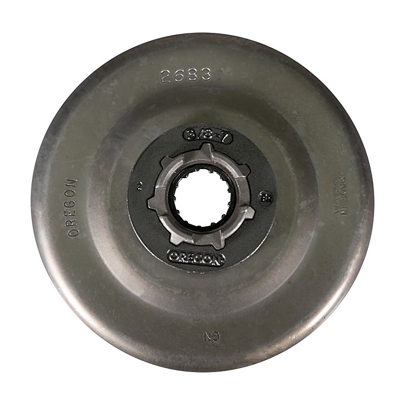Oregon Ringkettenrad komplett mit Nadellager 3/8", 7 Zähne, Nabengröße Standard