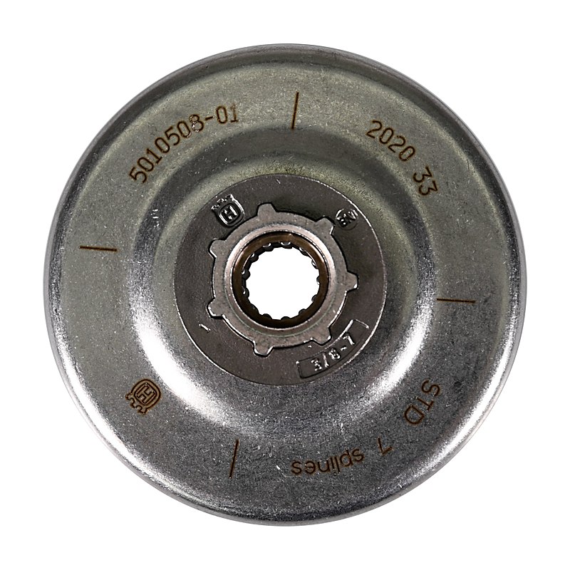Husqvarna Ringkettenrad komplett mit Nadellager 3/8", 7 Zähne, Nabengröße Standard