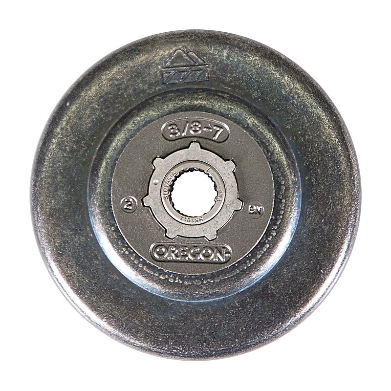 Dolmar Ringkettenrad 3/8", 7 Zähne, Nabengröße klein