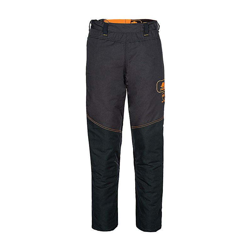 SIP Protection Schnittschutzbeinlinge Roadrunner, grey anthracite-black, Größe M (XS–L)