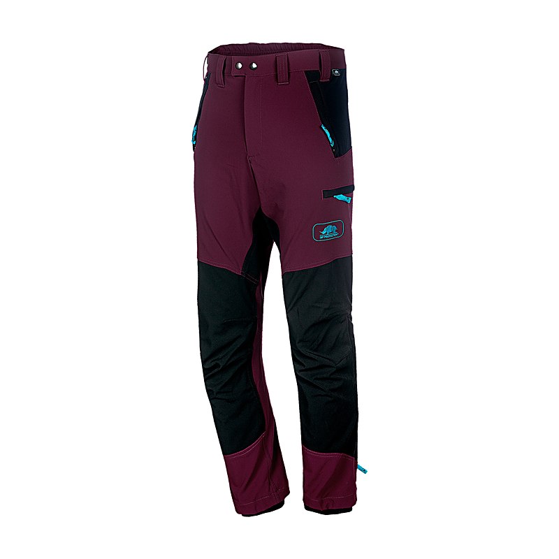SIP Protection Kletterhose Gecko, burgundy red, Größe XS