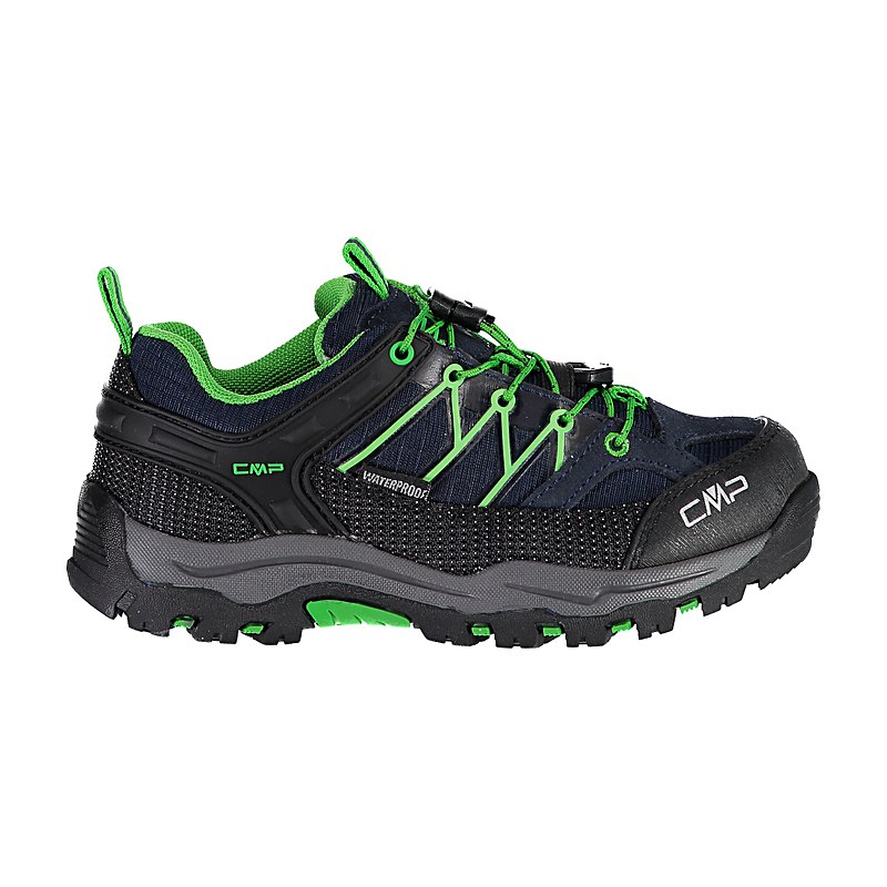 CMP Kinder-Wanderschuhe Kids Rigel Low WP, b.blue-gecko, Größe 29