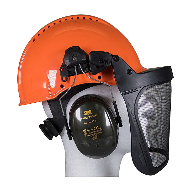 Peltor Kopfschutz-Kombination G3000M, H520, V5C, orange