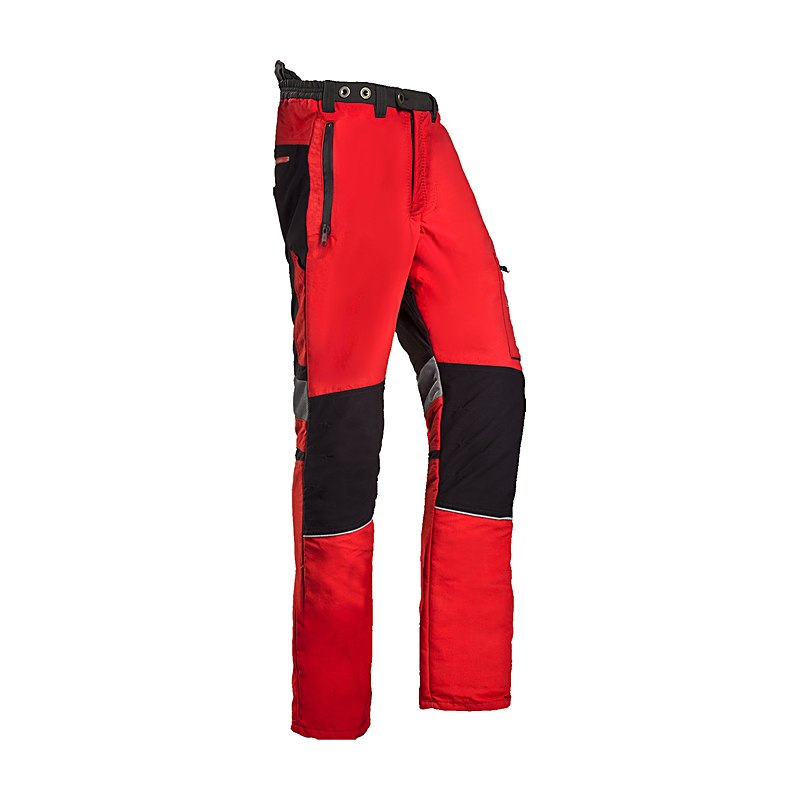 SIP Protection Schnittschutz-Bundhose Innovator, red-grey, Größe XXL