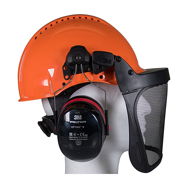 Peltor Kopfschutz-Kombination G3000M, H540, V5C, orange