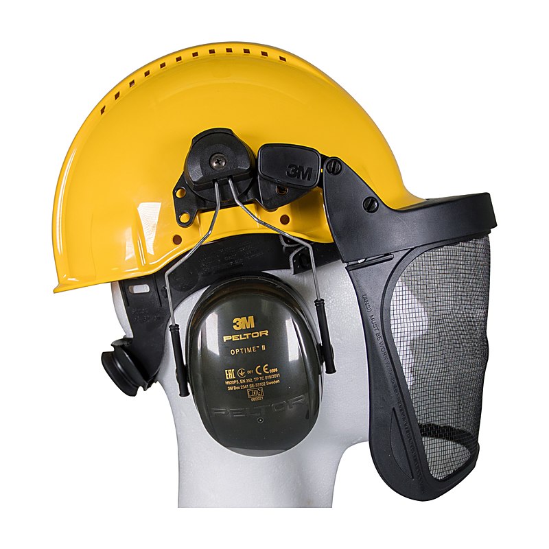 Peltor Kopfschutz-Kombination G3000M, H520, V5B, gelb