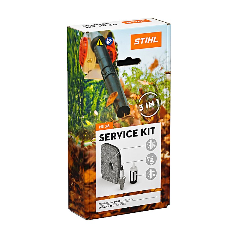 Stihl Service-Kit für Blasgeräte und Saughäcksler, Passend für BG 56, BG 66, BG 86 (SN < 290821925), SH 56