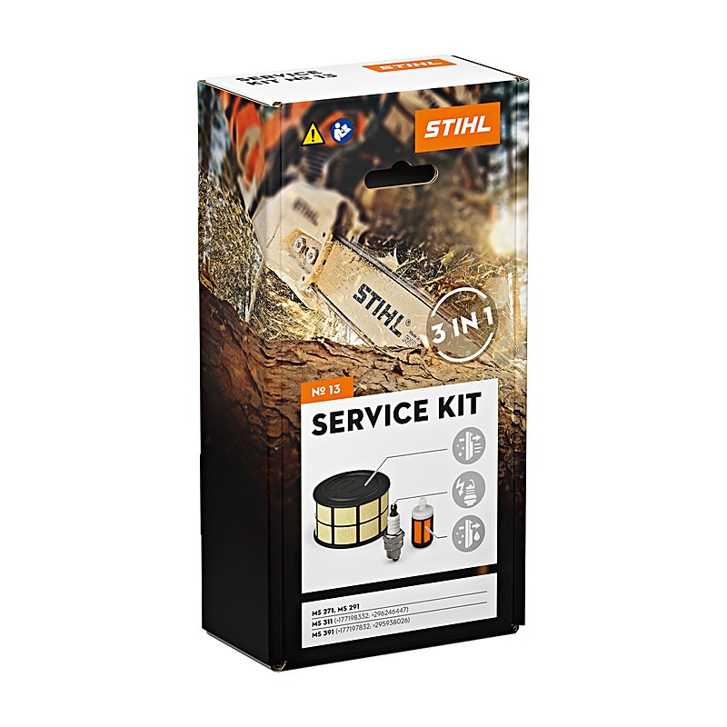 Stihl Service-Kit für Motorsägen, Passend für MS 271, MS 291, MS 311 (SN > 177198332, > 296246447), MS 391 (SN > 177197832, > 295938026)