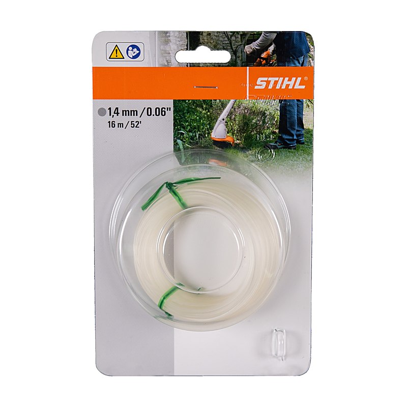 Stihl Mähfaden rund, grau 1,4 mm, grau