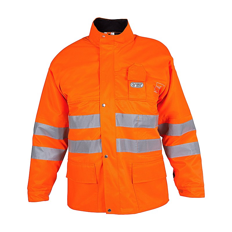 Warn-Schnittschutzjacke Forest Jack, leuchtorange, Größe XXL