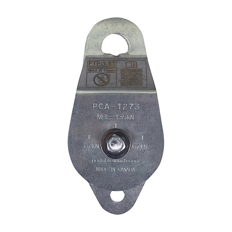 Portable Winch Umlenkrolle Double