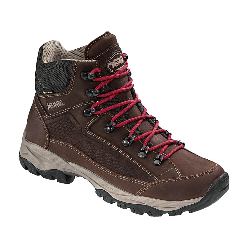 Meindl Wanderschuhe Baltimore Lady GTX, kastanie-rot, Größe 4