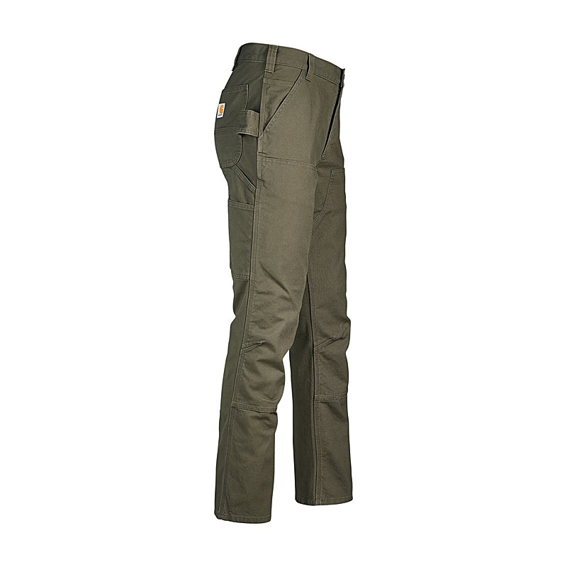 Carhartt Arbeitshose Duck Double Front Rugged Flex, tarmac, Größe W32/L34