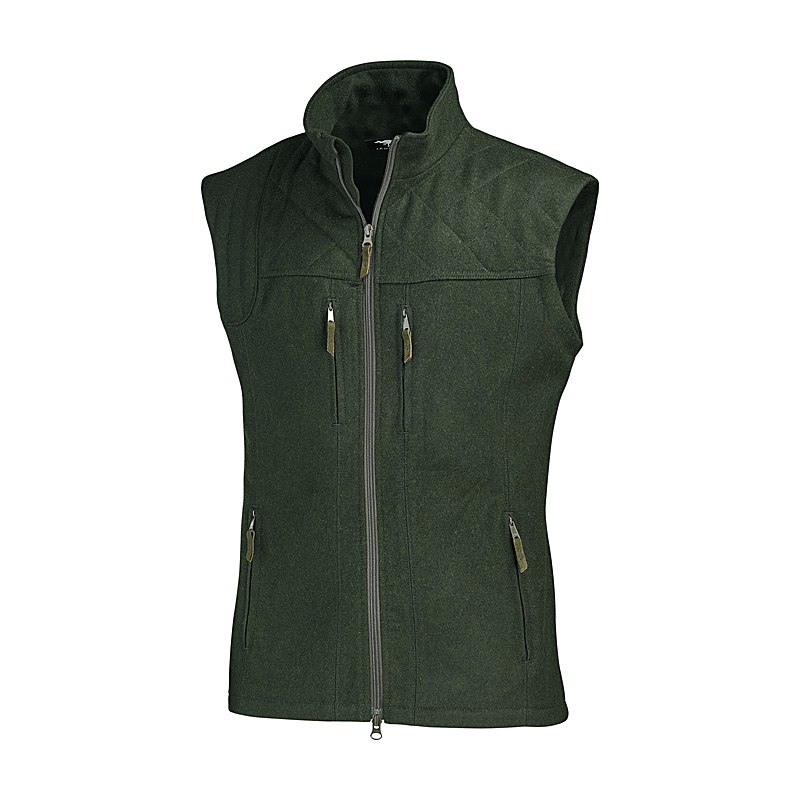 Jagdhund Jagdweste Gamsfeld 2, uni grün, Größe 60