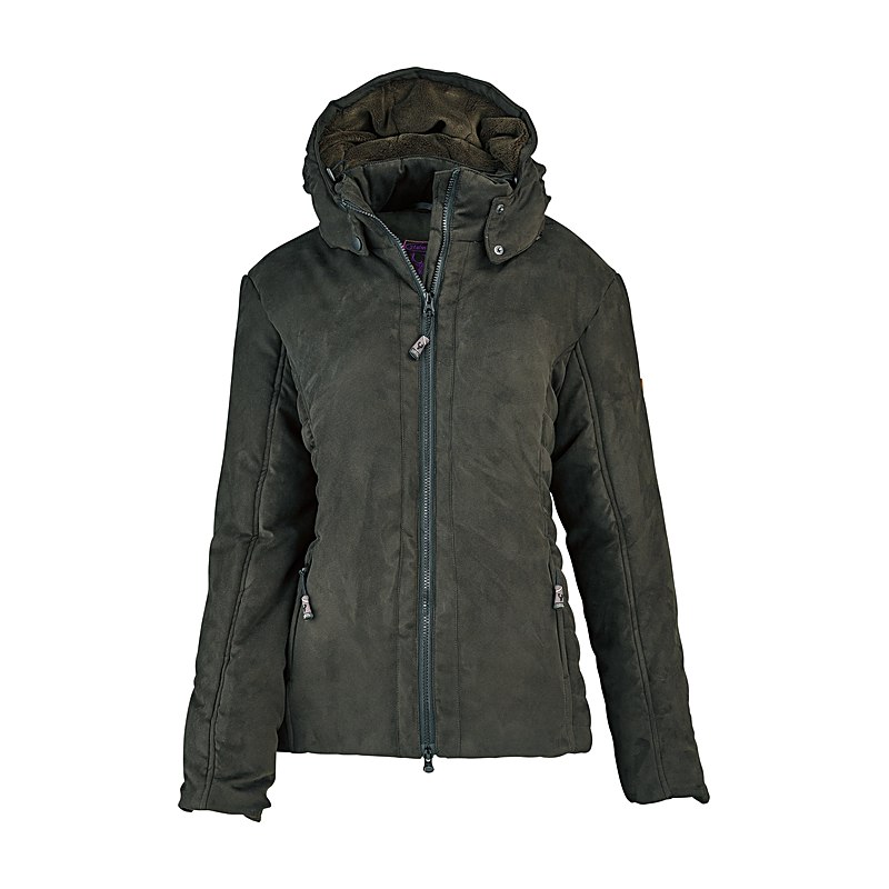 Hubertus Jagdjacke Micro Nordkap, oliv-braun, Größe 50