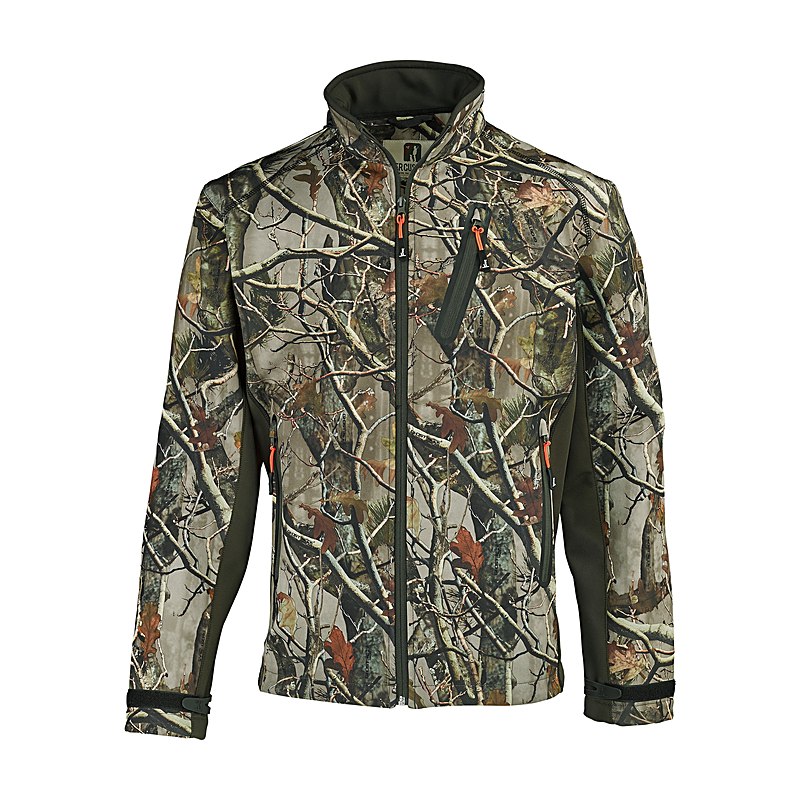 Percussion Softshelljacke, ghostcamo forest evo, Größe XXL