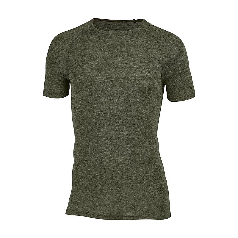 Thermowave T-Shirt Merino Warm, forest green, Größe L