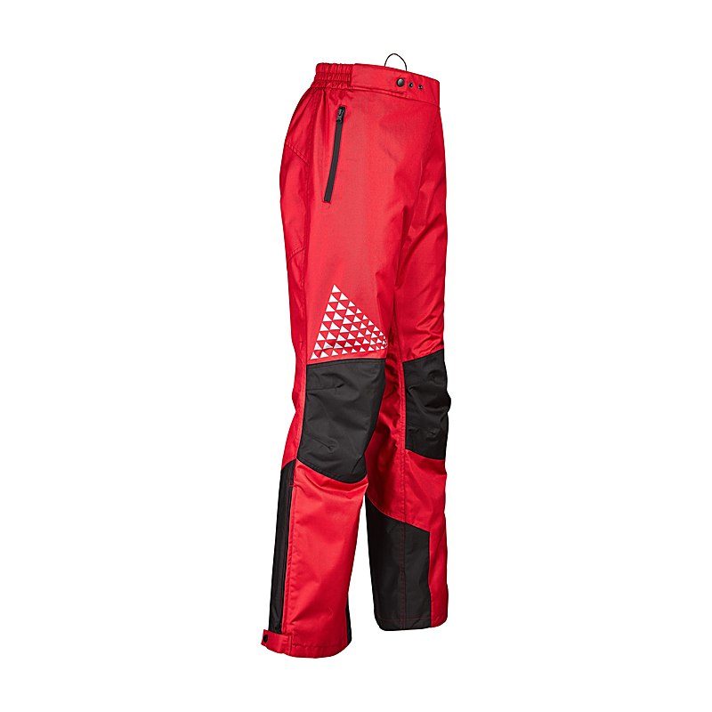 Timbermen Regenhose Pro, rot-schwarz, Größe XXL