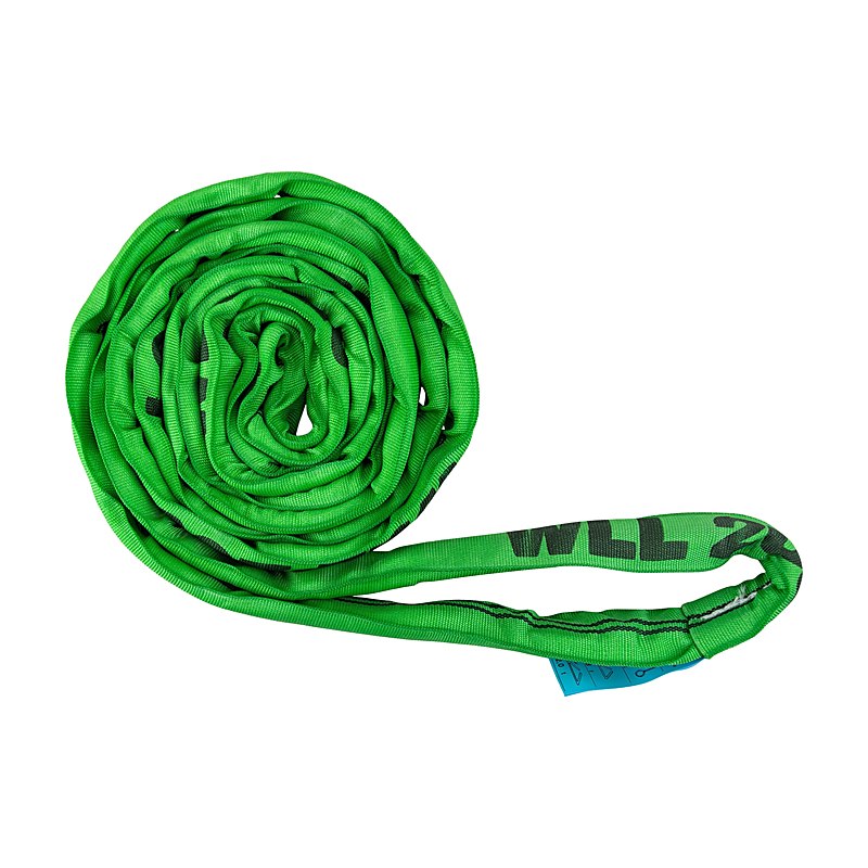 Polyester-Rundschlinge zweilagig, 2 t, grün, 6 m, 3 m