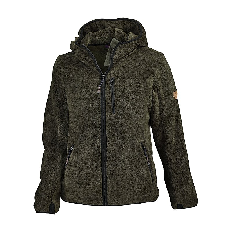 Hubertus Fleecejacke Pirin Coral, dunkeloliv, Größe 176