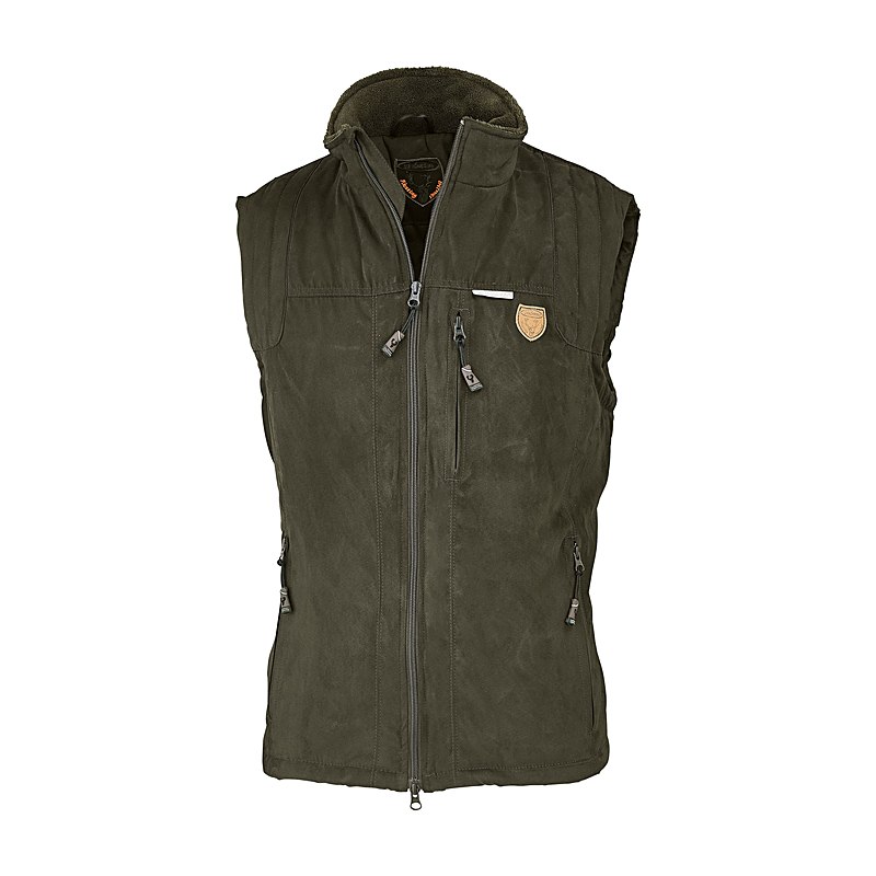 Hubertus Jagdweste Schwarzwald, oliv-braun, Größe 64