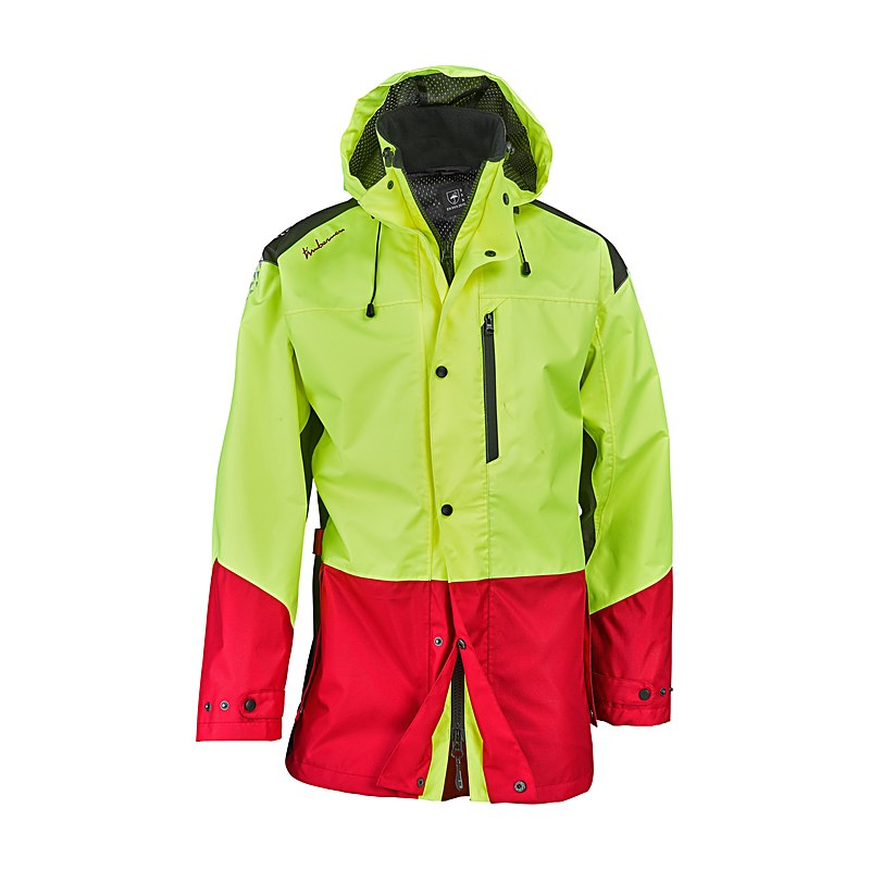 Timbermen Regenjacke Pro, gelb-rot, Größe XXL